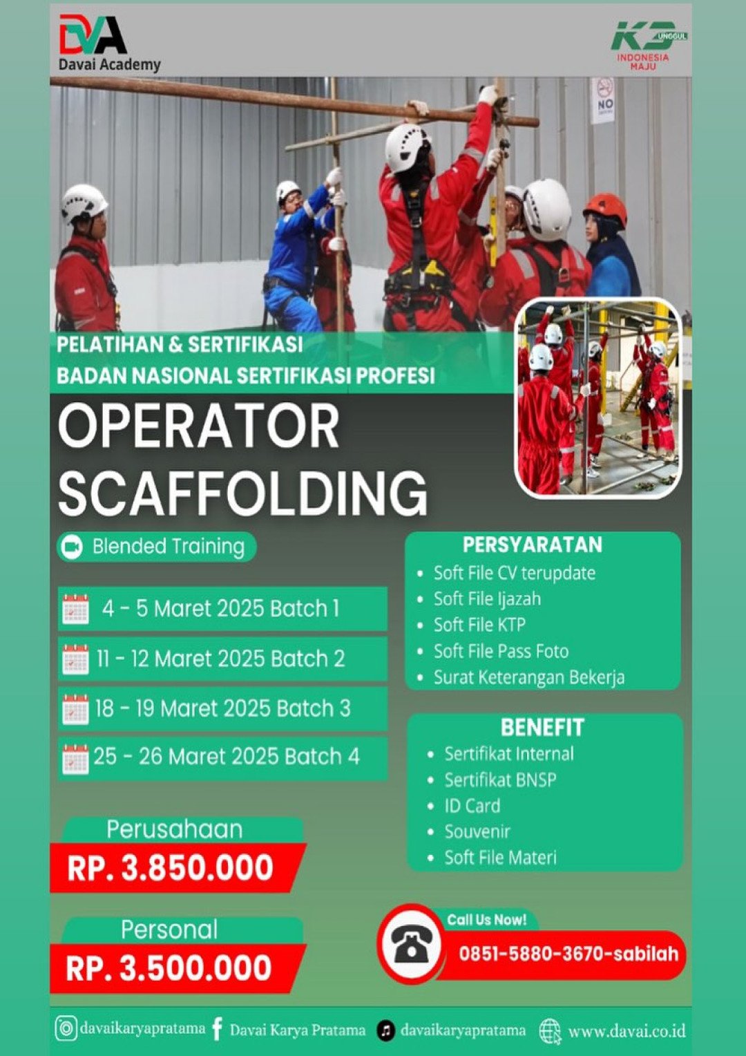 Operator Scafolding Batch 4