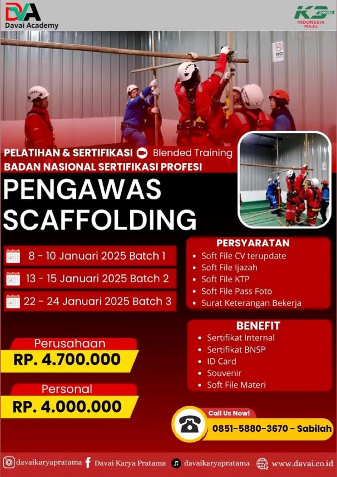 Pengawas Scaffolding Batch 2